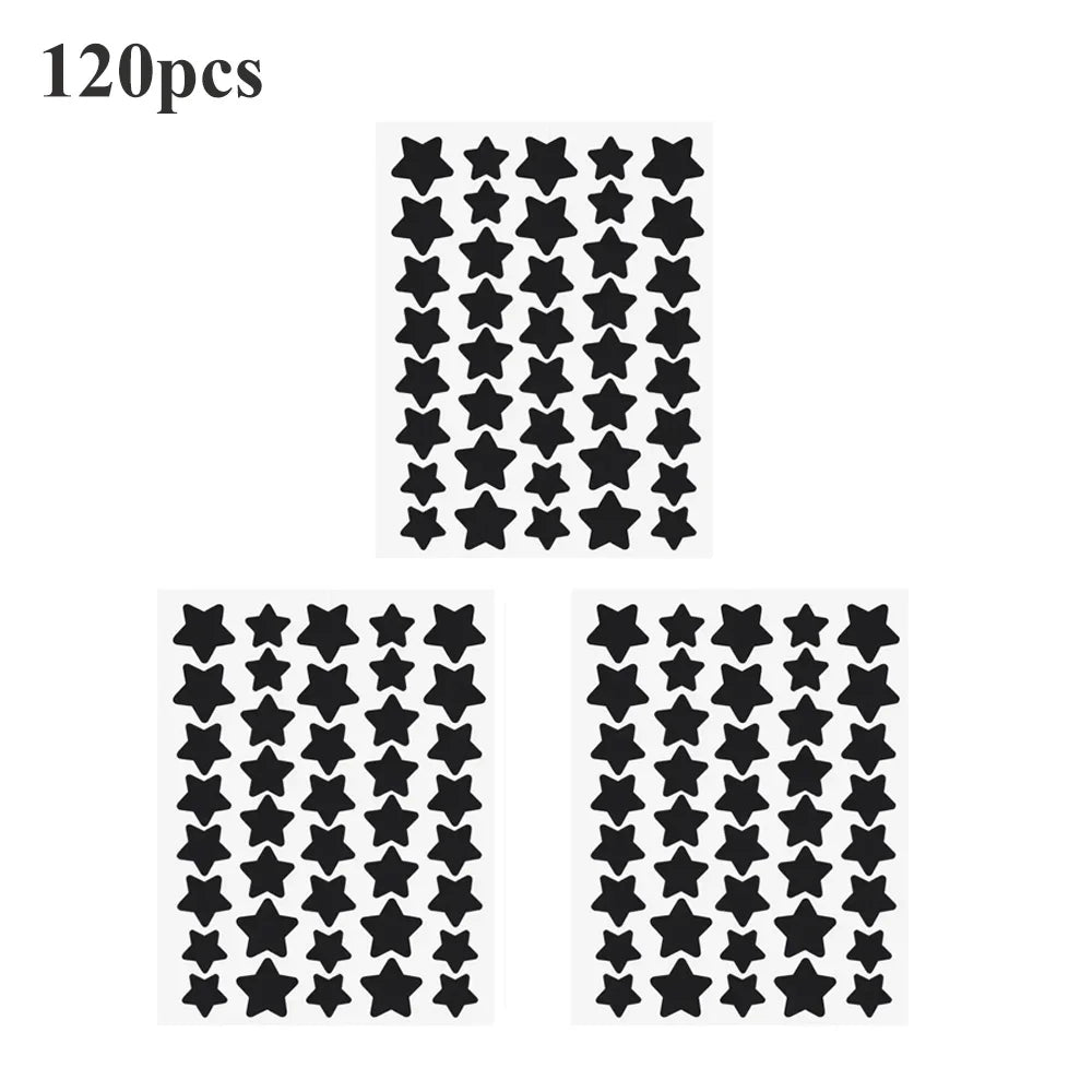 120pcs/280pcs Star Colorful PE Pimple Patches Cute Star Shaped Pimple Cover Sticker Invisible Pimple Cover Removal Pimple Patch