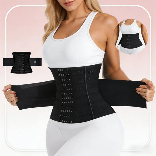 Shapewear Women Corset Waist Trainer Body Shaper Double Tummy Control