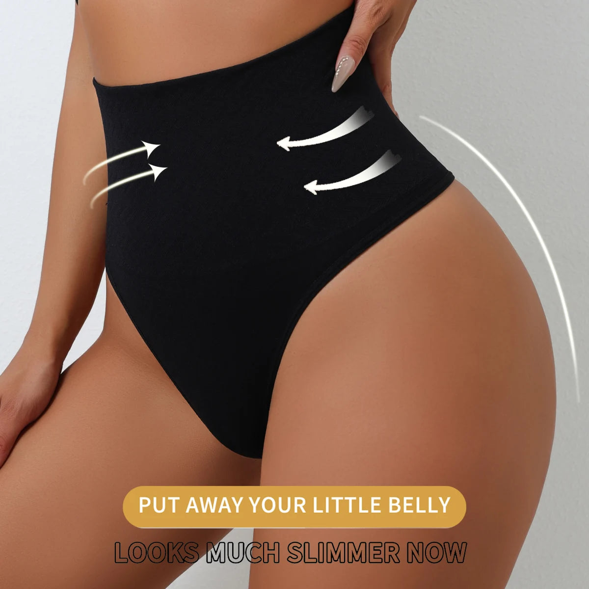 UBAU 2025 High Waist Thongs Seamless Women Panties G-String Lingerie Tummy Control Shaping Girdle Shaper Underwear