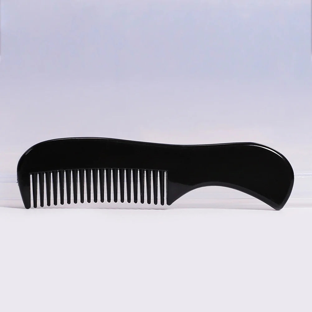 1Set Beard Comb Kit with Scissors and Brush Ideal Gift for Men Beard Mustache Trimming Tool Set Compact Portable Design