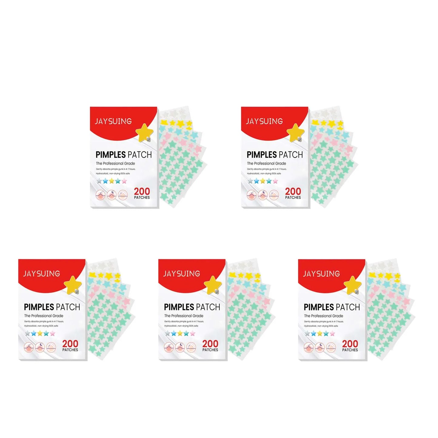 Acne Pimple Patches Sticker Repair Acne Scars Fade Blemishes Conceal Pimples Hydrocolloid Invisible Pimple Remover Tool SkinCare