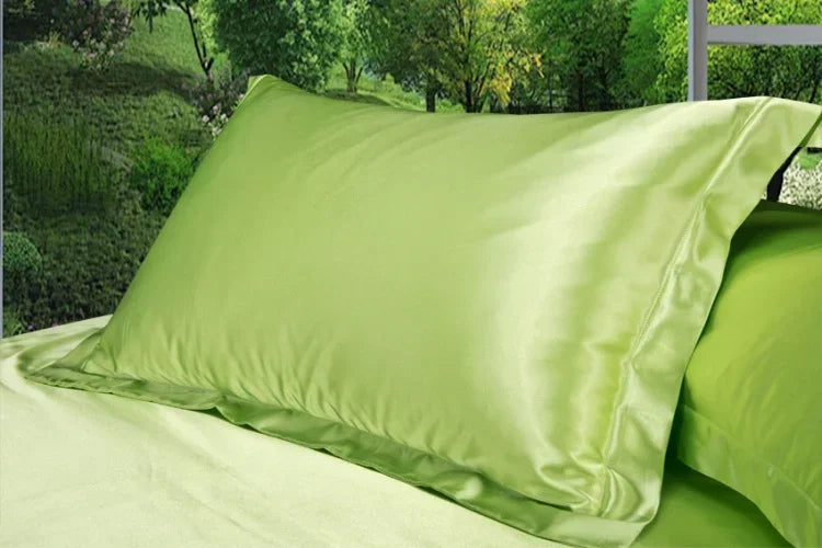 Silk Satin Pillowcase — Set of 2