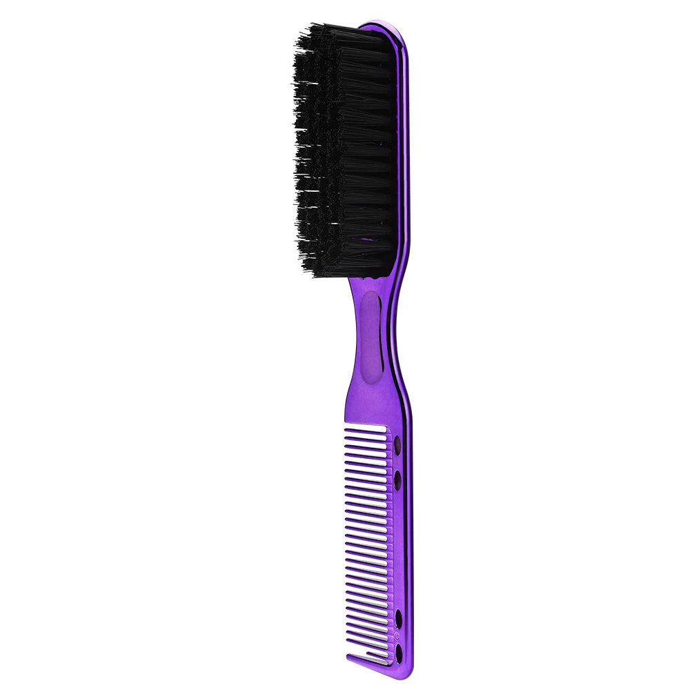 8 color Barber Beard Comb Two-sided Men's Shaving Brush Beard Brushes Salon Hairdressing Hair Styling Tool
