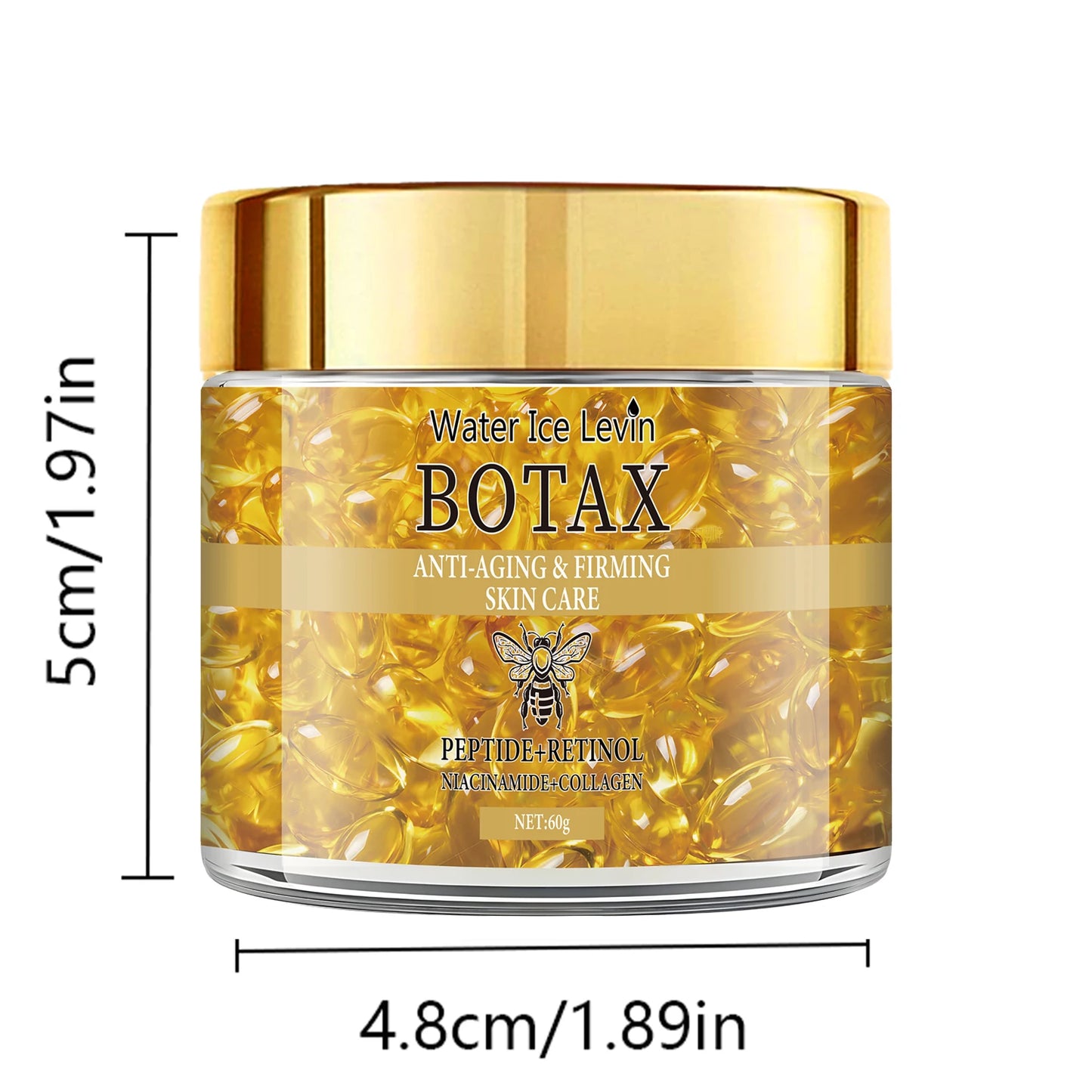 Retinol Firming and Lifting Cream, Rich in Peptides, Collagen, and Hyaluronic Acid, Suitable for All Skin Types, Tightens and Smooths Skin, Makes Skin Look Younger, and Provides Deep Hydration