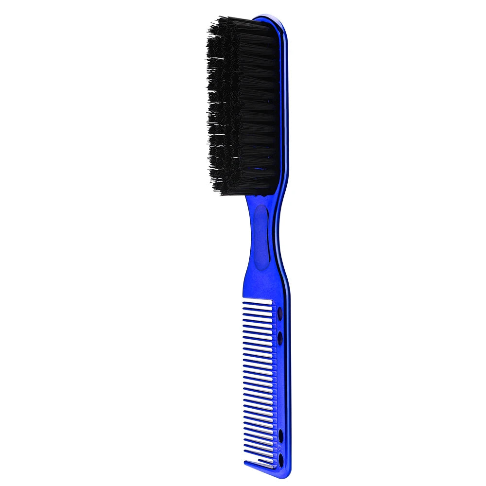 8 color Barber Beard Comb Two-sided Men's Shaving Brush Beard Brushes Salon Hairdressing Hair Styling Tool