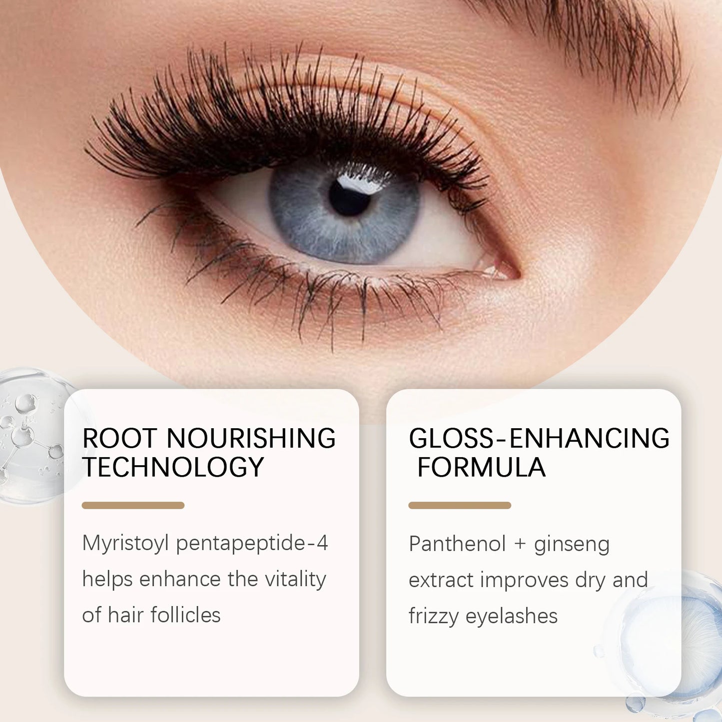 Eyelash Growth Serum Nourishing Lashes Eyebrow Enhancer Natural Fuller Booster Longer Thicker Lengthening Charming Eye Cosmetics