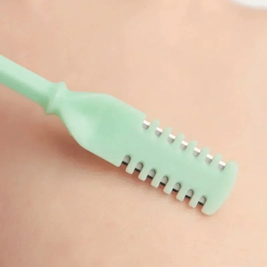Manual Nose Hair Trimmer Set Double-Head Nose Hair Shaver for Men & Women Painless Nostril Hair Removal Tool