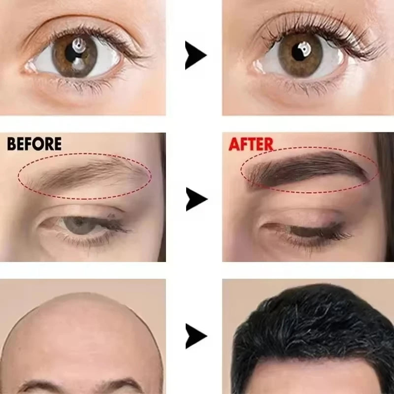 Eyebrow Growth Serum Eyelash Hair Growth Anti Hairs Loss Product Prevent Baldness Fuller Thicker Lengthening Eyebrow Makeup