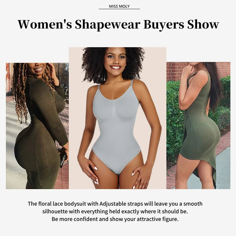Smoothing Shapewear Bodysuit for Women Breast Slimming Underwear