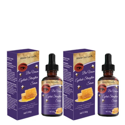 Water Ice Levin Bee Venom Eyelash Strengthen Serum with Retinol & Honey, Deeply Moisturizes, Gentle for All Hair Types, 30g