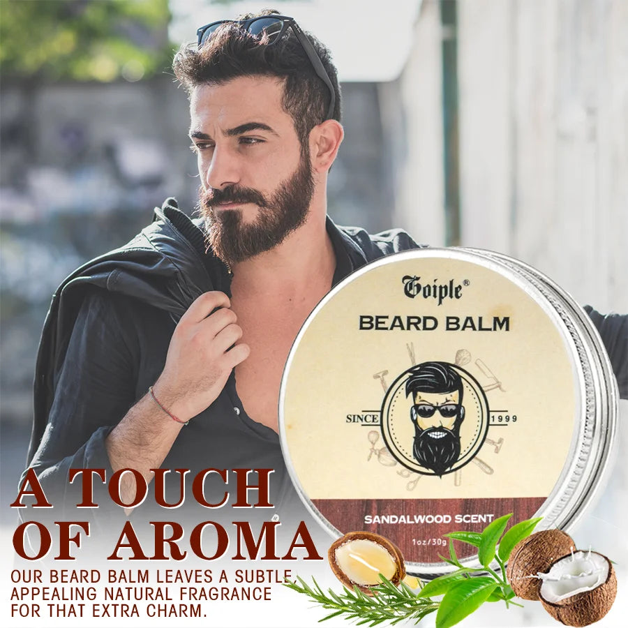 Beard Growth Kit Anti Hair Loss Shampoo Filling Pen Balm Nourish Moisturizer Moustache Volumizing Conditioner Beard Care Product