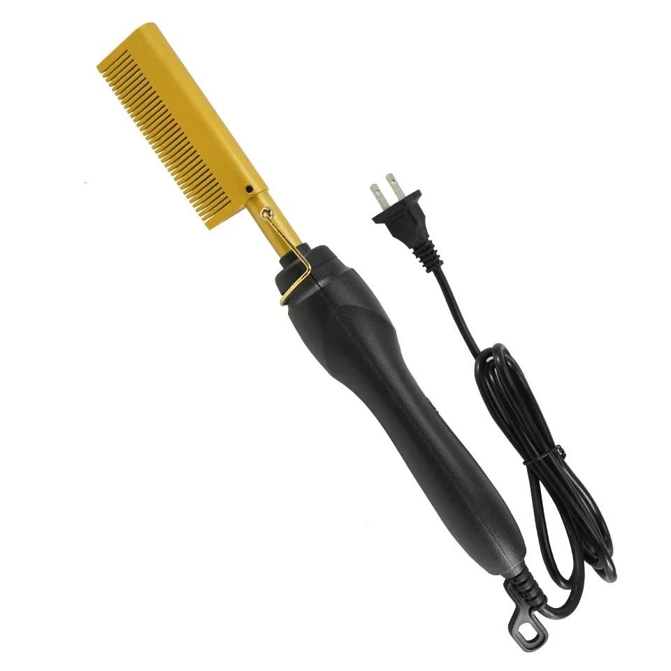 Hot Air Brush Straightener Comb Anti-frizz Negative Ion Generator Straightening And Curling Blow Dryer Multifunctional Brush