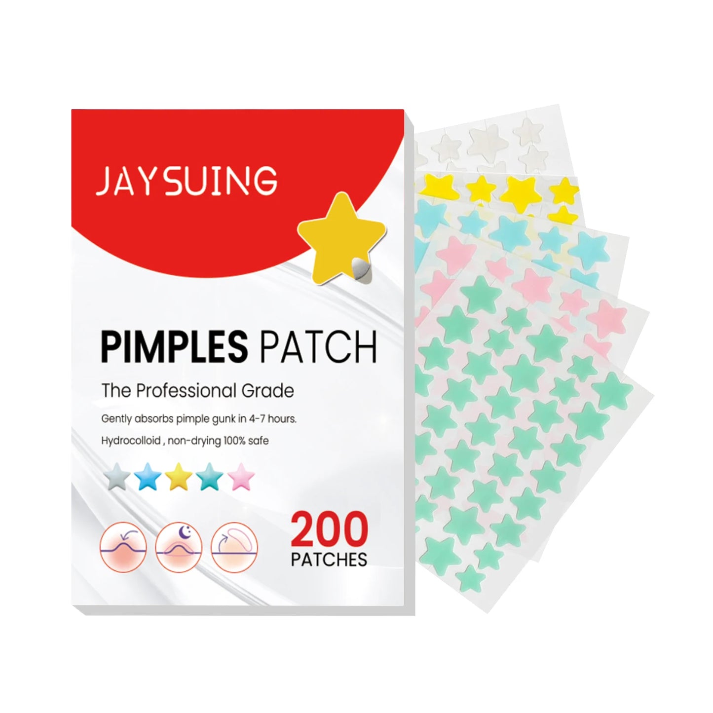 Acne Pimple Patches Sticker Repair Acne Scars Fade Blemishes Conceal Pimples Hydrocolloid Invisible Pimple Remover Tool SkinCare