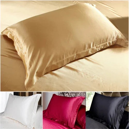 Silk Satin Pillowcase — Set of 2