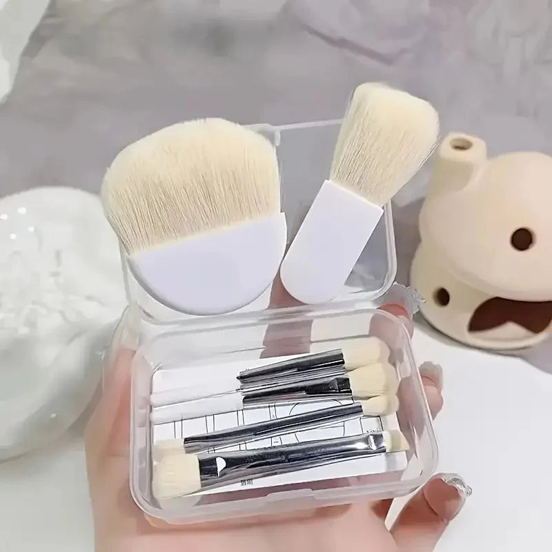 6-Piece Mini Makeup Brush Set with Box