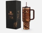 Limited Edition Tiger Stripe Insulated Tumbler with Handle – 40 oz