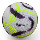 Professional Match Soccer Ball – White, Lime & Purple
