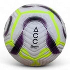 Professional Match Soccer Ball – White, Lime & Purple